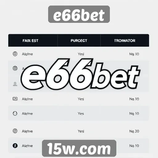 Avaliação dos métodos de pagamento no e66bet
